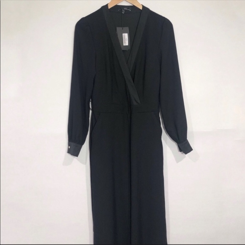 Carla By Rozarancio Black Wide Leg Jumpsuit